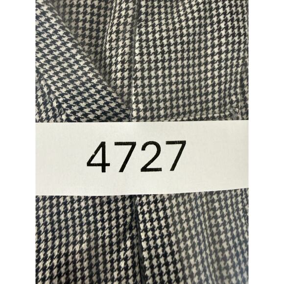 Hilary Radley Size XXL Houndstooth Flat Front Straight Leg Stretch Pants - Picture 9 of 9